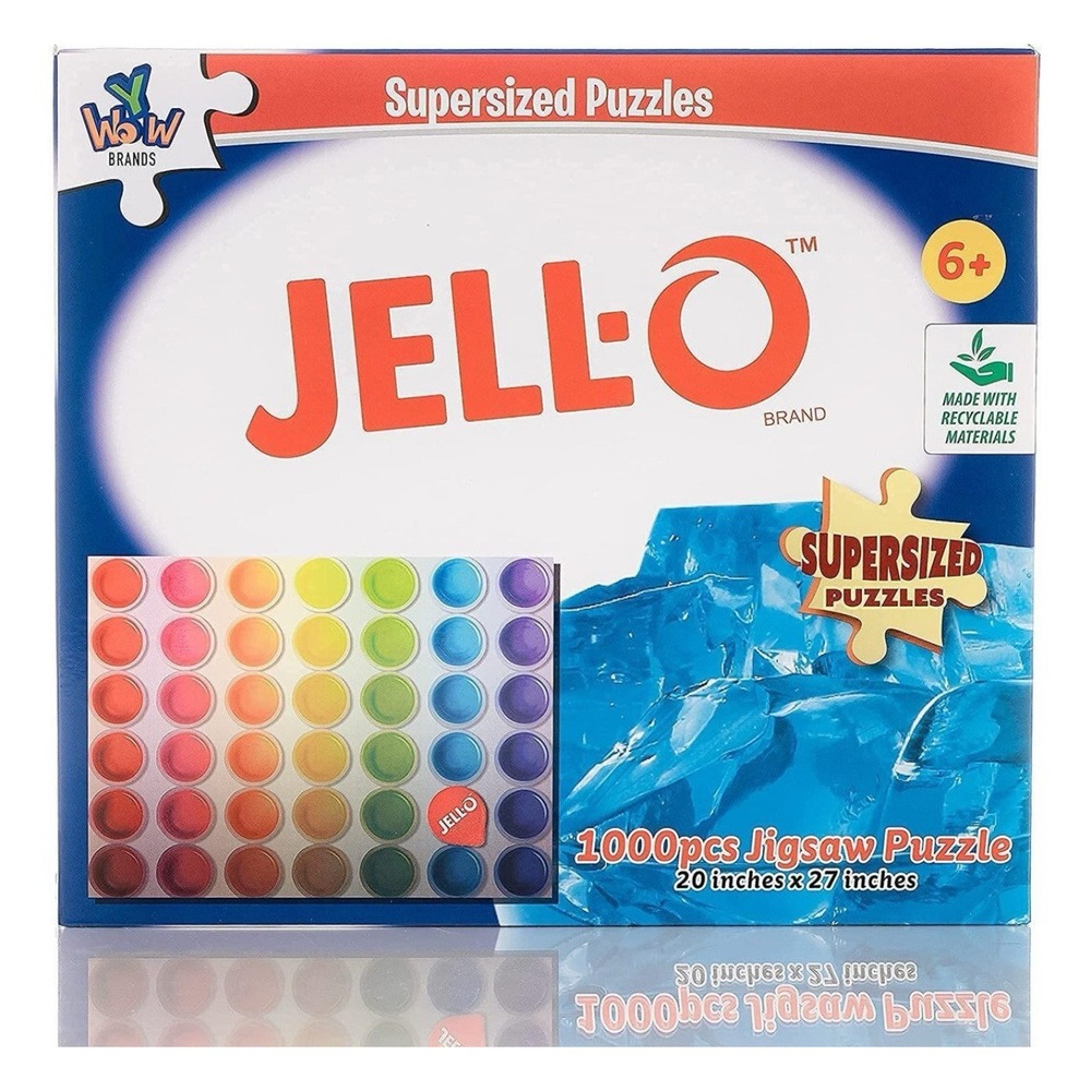 NEW 2021 YWow Jello Jell-O 1000-Piece Supersize Jigsaw Puzzle